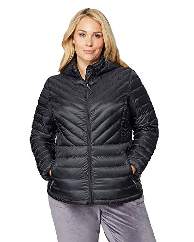32 DEGREES Womens Ultra-Light Down Chevron Packable Jacket