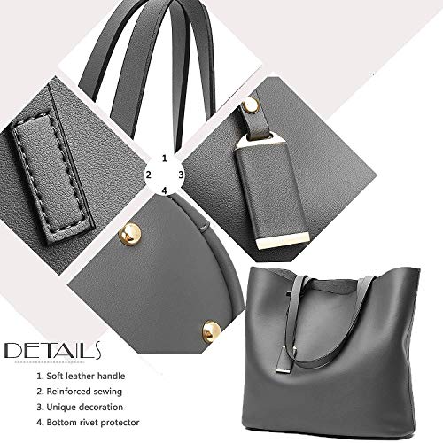 AILLOSA Purses and Handbags for Women Satchel Shoulder Tote Bags - Image 4