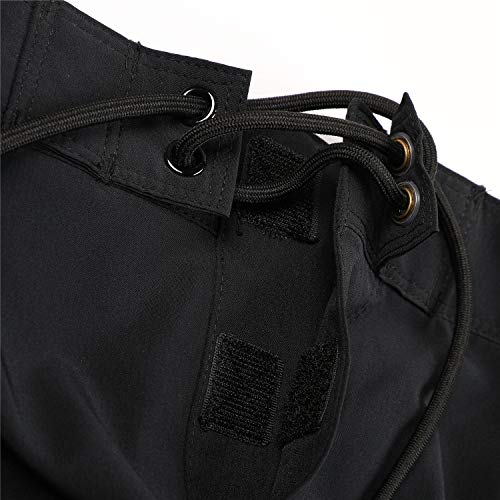 ALove Women Stretch Board Shorts Long Swim Shorts Trunks Boyleg Swim Bottom Medium Black - Image 7