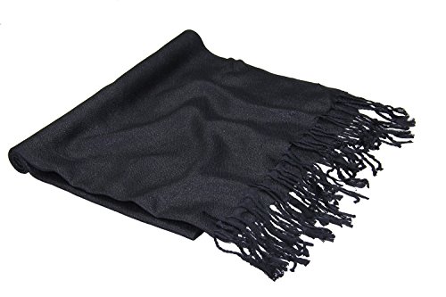 Achillea Sparkling Metallic Pashmina Shawl Wrap Scarf for Wedding Evening Dress - Image 4