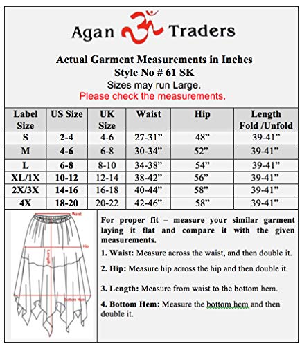 Agan Traders Women’s Tie-dye High Waistband Bohemian Printed A Line Flared Long Maxi Skirt Lined - Image 5