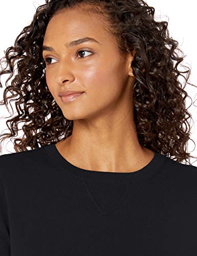 Daily Ritual Women's Fine Gauge Stretch Crewneck Pullover Sweater - Image 4