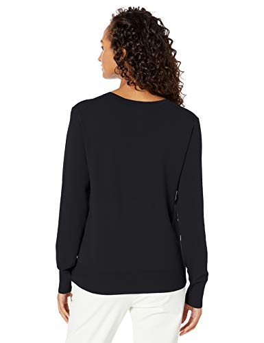 Daily Ritual Women's Fine Gauge Stretch Crewneck Pullover Sweater - Image 5