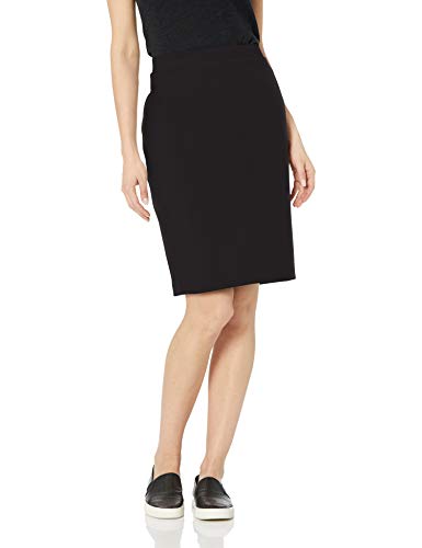 Daily Ritual Women's Terry Cotton and Modal Pencil Skirt