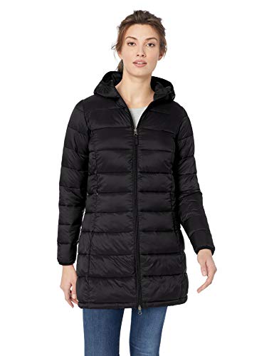 Amazon Essentials Women's Lightweight Water-Resistant Hooded Puffer Coat (Available in Plus Size)