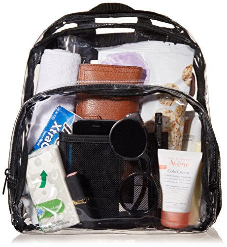 Amazon Basics Stadium Approved Mini Transparent Backpack Bag - Clear - Image 4