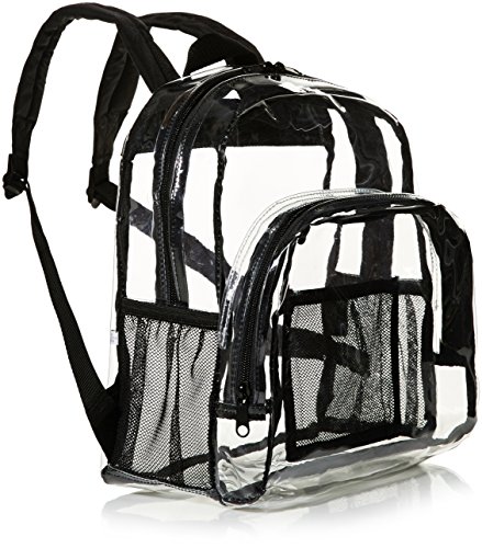 Amazon Basics Stadium Approved Mini Transparent Backpack Bag - Clear - Image 2