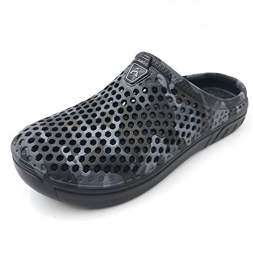 Amoji Unisex Camouflage Slippers Clogs Sandals