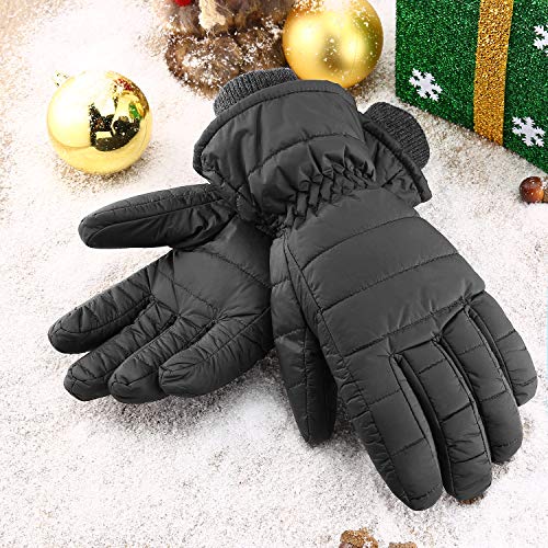 Andake 90% Duck Down Mittens Waterproof Gloves for Women Man -20℉ Cold Weather Warm Winter Snow Mittens Gloves for… - Image 6