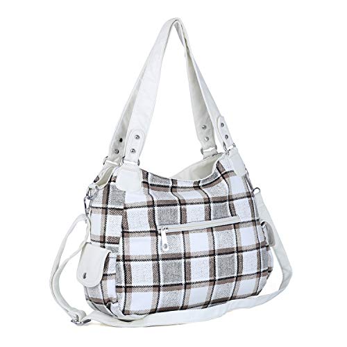 Purses and Handbags Women Fashion Tote Bag Shoulder Bags Top Handle Satchel Purses Washed Synthetic Leather Handbag - Image 5