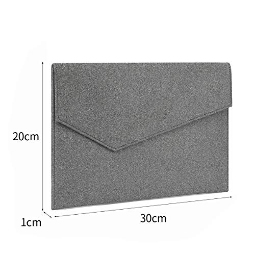 Anna Smith Women Envelope Clutch with Chain Strap Magnet Hook Ladies Faux Suede Purse with Pocket - Image 3