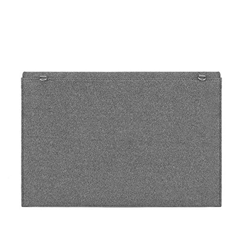 Anna Smith Women Envelope Clutch with Chain Strap Magnet Hook Ladies Faux Suede Purse with Pocket - Image 4