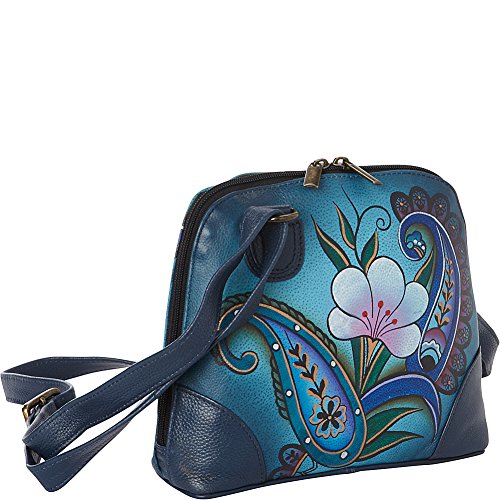 Anna by Anuschka Women's Genuine Leather Small Zip-Around Handbag | Multi Compartment Organizer - Image 3