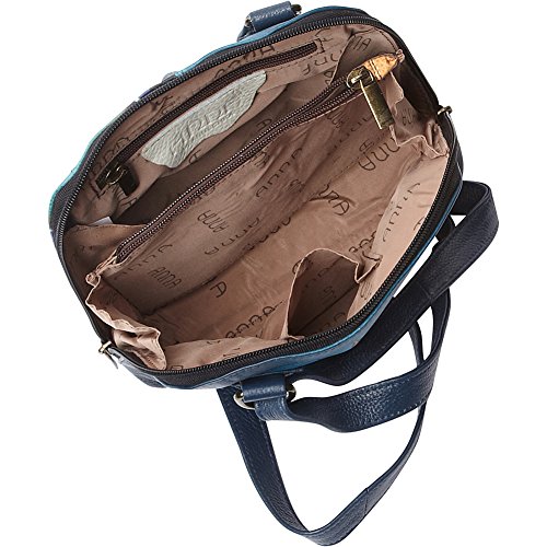 Anna by Anuschka Women's Genuine Leather Small Zip-Around Handbag | Multi Compartment Organizer - Image 4