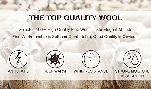 Anycosy Wool Floppy Hat for Women Wide Brim Felt Fedora Panama Hats - Image 7