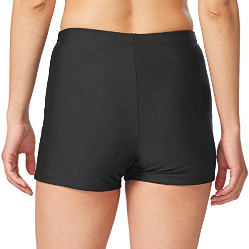 BALEAF Women's Basic High Waisted Boy Short Swim Bikini Tankini Bottom with Liner - Image 3