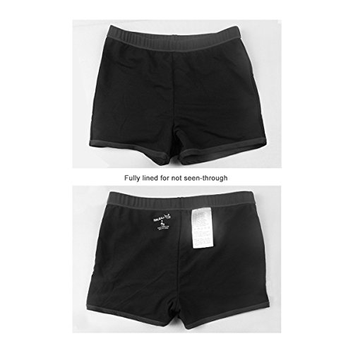 BALEAF Women's Basic High Waisted Boy Short Swim Bikini Tankini Bottom with Liner - Image 5