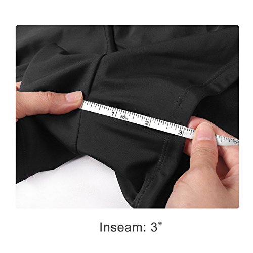 BALEAF Women's Basic High Waisted Boy Short Swim Bikini Tankini Bottom with Liner - Image 6