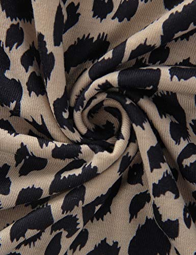 Blooming Jelly Womens Leopard Print Tops Short Sleeve Round Neck Casual T Shirts Tees - Image 7