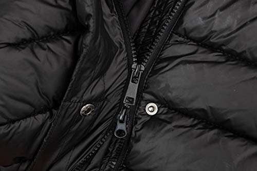 Bellivera Womens Puffer Jacket, Winter Coats for Women Fashion Long Hooded Padded Bubble Coat with Faux Fur Collar - Image 5