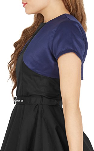 BlackButterfly Satin Bolero Shrug - Short Sleeve - Image 3