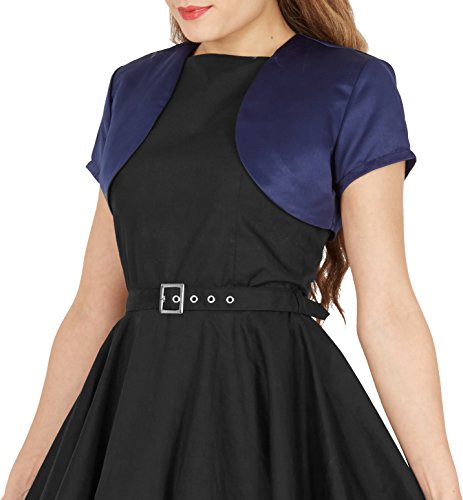BlackButterfly Satin Bolero Shrug - Short Sleeve