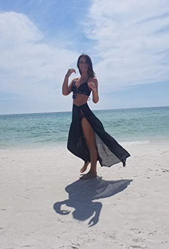 CARDYDONY Women's Swimsuit Cover Up Sarong Bikini Swimwear Beach Cover-Ups Wrap Skirt - Image 4