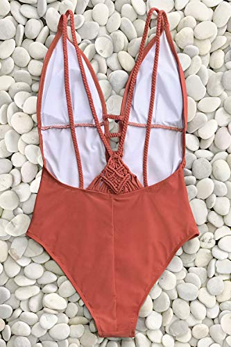 CUPSHE Women's One Piece Swimsuit Tummy Control V Neck Bathing Suits - Image 3