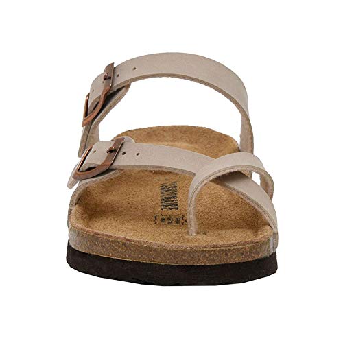 CUSHIONAIRE Women's Luna Cork footbed Sandal with +Comfort - Image 4