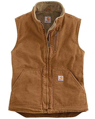 Carhartt Women's Mock Neck Sherpa Lined Vest (Regular and Plus Sizes) - Image 3
