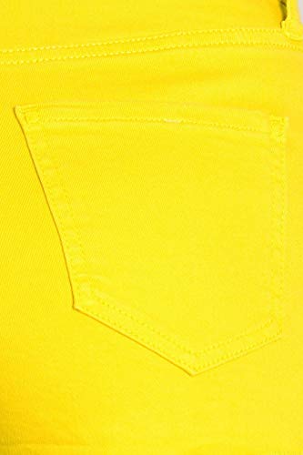 Celebrity Pink Women's High Rise Frayed Hem Snap Closure Shorts - Image 6