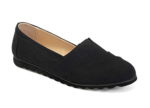 ComeShun Womens Shoes Canvas Flats Casual Loafers Comfort Slip On Sneakers