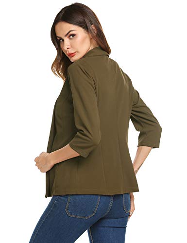 Concep Women's Casual Lightweight Long Sleeve Open Front Work Office Blazer Jacket S-XXL - Image 5