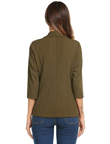 Concep Women's Casual Lightweight Long Sleeve Open Front Work Office Blazer Jacket S-XXL - Image 6