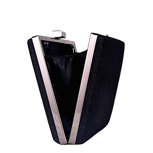 Create Fashion Women's Clutch Evening Bag Sparkling Fabric For Party Wedding - Image 4