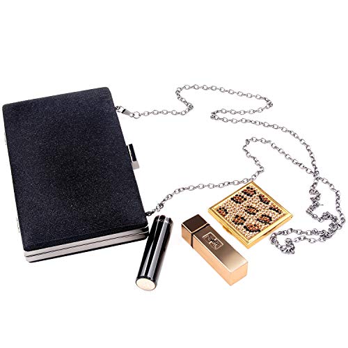 Create Fashion Women's Clutch Evening Bag Sparkling Fabric For Party Wedding - Image 7