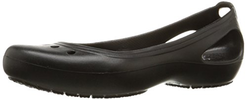 Crocs Women's Kadee Leopard Print Casual Dress Shoe|Comfort Fashion Flat