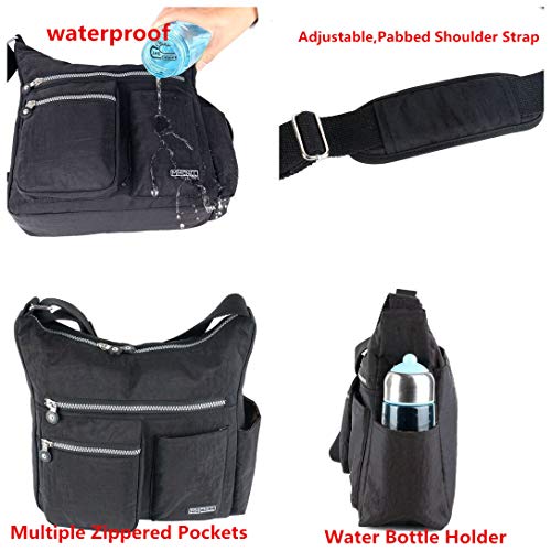 MHCNLL Crossbody Bag with Anti Theft RFID Pocket - Women Lightweight Water-Resistant Purse - Image 4
