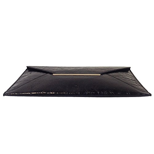 Crushed Metallic Envelope Clutch - Image 5