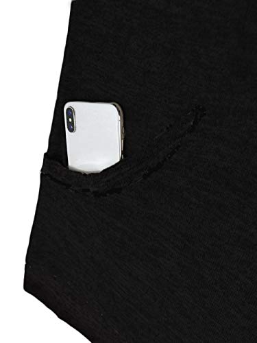 DOLNINE Women's Plus Size Sweatshirts Color Block Long Sleeve Pocket Shirts Tops - Image 6