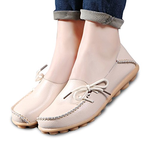 DUOYANGJIASHA Loafers for Women Casual Slip on Dress Loafers Womens Comfortable Leather Driving Shoes Outdoor Walking… - Image 3
