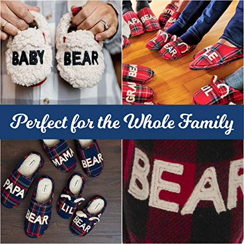 Dearfoams Women's Family Collection Mama Bear Plaid Clog Slipper - Image 3