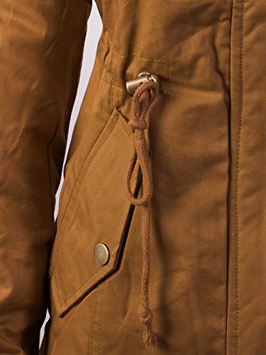 Design by Olivia Women's Junior Fit Casual Military Anorak Safari Hoodie Jacket - Image 6