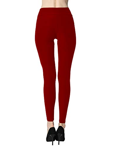 Diravo Fleece Lined Leggings Womens Fashion High Waist Tummy Control Leggings for Women Winter Warm - Image 6