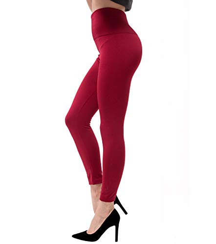 Diravo Fleece Lined Leggings Womens Fashion High Waist Tummy Control Leggings for Women Winter Warm