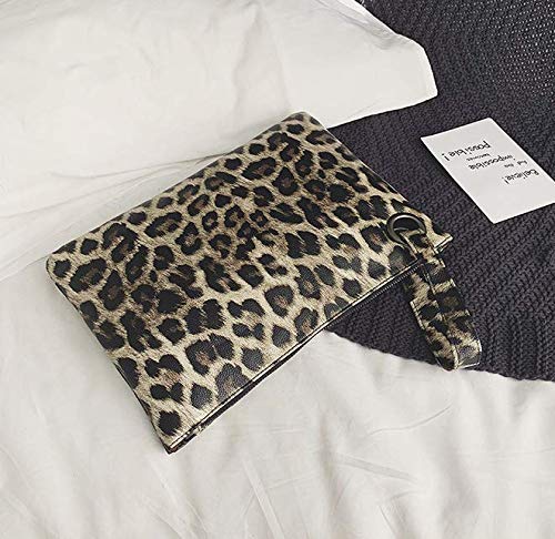 Dolce Na Womens Oversized Clutch Bag Purse Pu Leather Evening Wristlet Handbag - Image 3