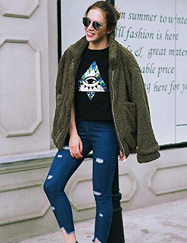 Women's Ultra Soft 1/4 Zip Fleece Jackets Oversized Casual Lightweight Active Pullover Hoodie Sweatshirt with Pockets - Image 4