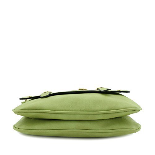 ALYSSA Double Compartment Large Flapover Crossbody Bag - Image 5