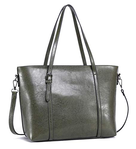 Dreubea Women’s Soft Leather Handbag Big Capacity Tote Shoulder Crossbody Bag Upgraded - Image 5