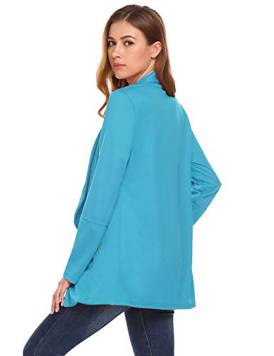 ELESOL Blazer Jackets for Women Long Sleeve Open Front Business Casual Outfits Work Suit Jackets with Zipper Pockets S… - Image 5